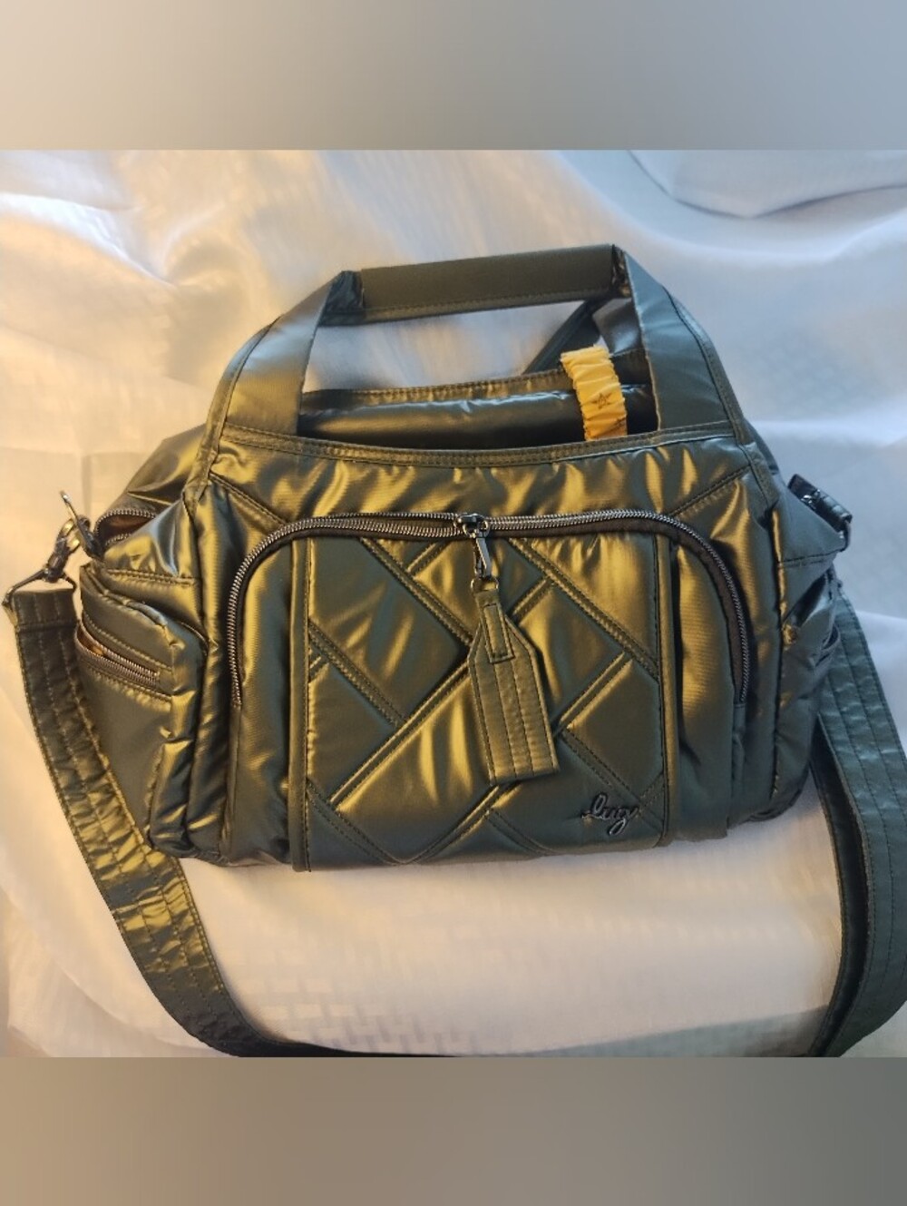 EUC Lug Rumble Bag in Metallic Olive